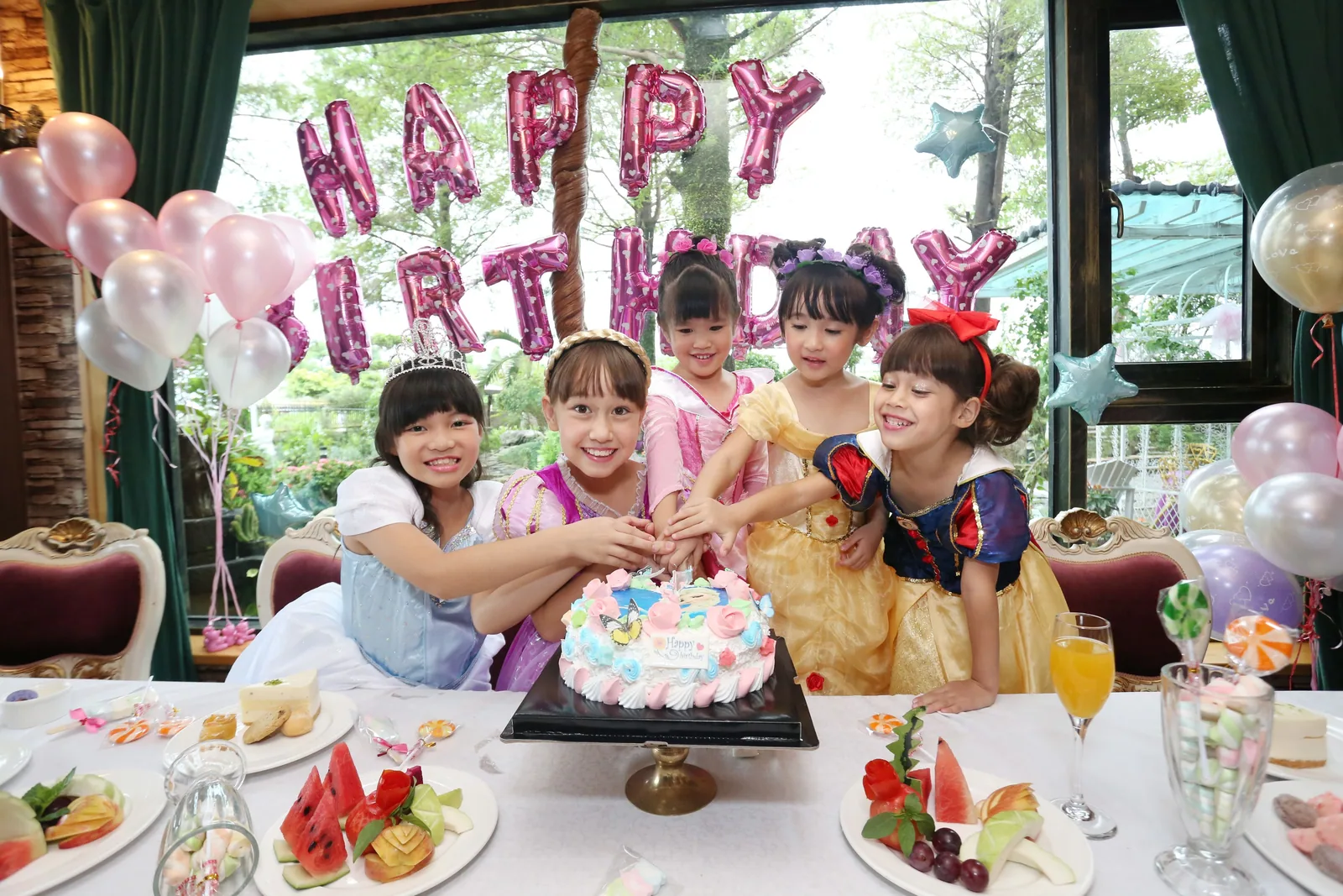 宴會廳、下午茶與生日佈置